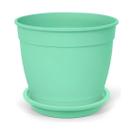 Vaso n3,5 e prato n1,2 nutriplan Aquarela Verde Vaso n3,5 e prato n1,2 nutriplan Aquarela Verde