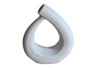 Vaso Nórdico Moderno 6 em Cerâmica para Plantas e decoração Branco fosco para pintar