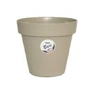 Vaso Okla Bari Cinza Taupe para Jardim - 2,4L