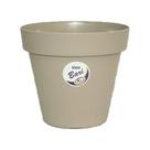 Vaso Okla Bari Cinza Taupe para Jardim - 3L