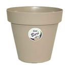 Vaso Okla Bari Cinza Taupe para Jardim - 6,3L