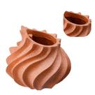 Vaso Orgânico Para Arranjos ou Decoração Salas, Escritórios e Mesa em Poli Resina Leve e Resistente