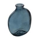 Vaso Organics 9cm x 5,5cm x 11cm Azul Vidro Wolff