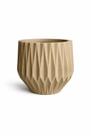 Vaso Origami Moderno Design Geométrico 38cm Para Plantas Cor:Areia Vaso Origami Moderno Design Geométrico 38cm Para Plantas Cor:Areia