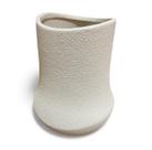 Vaso Oscilante Off White Fosco Texturizado - 22,5cm