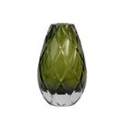 Vaso Oval Vidro Murano Italiano 17x11cm Fino Acabamento
