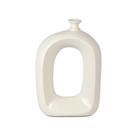 Vaso P Retangular Leaked Off White 24 cm