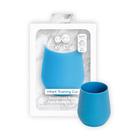 Vaso para Beber ezpz Mini Azul de Silicona para Niños de 12+ Meses