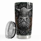Vaso para Beber SANDJEST Vikingo Taza Térmica de Acero Inoxidable 20oz