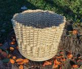 Vaso para flor em sisal natural tamanho G.
