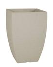 Vaso para Jardim Moderno 55 cm Quadrado Cimento - Japi