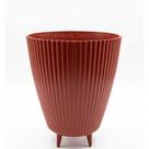 Vaso para Planta Canelado 34x26 Coluna Decorativo Jardim Sala Moderno Resistente Vaso para Planta Canelado 34x26 Coluna Decorativo Jardim Sala Moderno Resistente