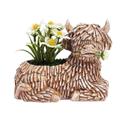 Vaso para plantas animais de resina de vaca Flowerpot Creative Highland Vaso para plantas animais de resina de vaca Flowerpot Creative Highland