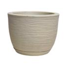 Vaso para Plantas Decorativo Bojo Escovado 1 Bege
