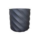 Vaso Para Plantas Maragogi Decoração 30cm Grafite - Afort