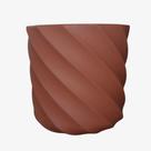 Vaso Para Plantas Marrom Maragogi 30cm Café - Afort