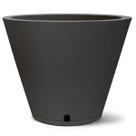 Vaso Petra Cone 30 com Prato (20L) Preto NUTRIPLAN Vaso Petra Cone 30 com Prato (20L) Preto NUTRIPLAN