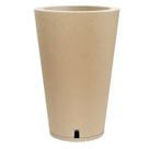 Vaso Petra Cônico 45 com Prato (19L) Cor Areia NUTRIPLAN