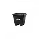 Vaso Pl.Quadrado N.22 Preto-9249