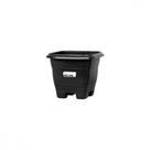 Vaso Pl.Quadrado N.28 Preto-9250