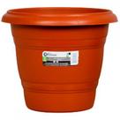 Vaso Pl.Redondo N.28 Marrom-9400
