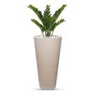 Vaso Planta Decorativo Polietileno Grande Luxo Flores 70x36 Calcário