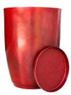 Vaso Planta Flor Médio Polietileno Decorativo Luxo Casa Jd..VERMELHO