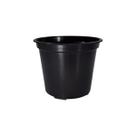 Vaso Plástico Preto 8,5x10,5cm De Qualidade 2 Unidades