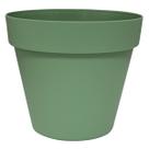 Vaso Plástico Unique 16 (16X14cm) Verde JAPI