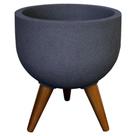 Vaso Polietileno Japi Redondo Decore JVRDG33 Grafite Vaso Polietileno Japi Redondo Decore JVRDG33 Grafite