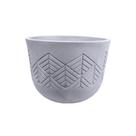 Vaso polietileno Japi Tribo Redondo 33cm cor Cimento Queimado JVTTCQ33 Vaso polietileno Japi Tribo Redondo 33cm cor Cimento Queimado JVTTCQ33