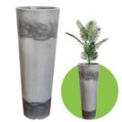 Vaso Polietileno Para Planta Cor Cimento Marmorizado - Nutriplan Vaso Polietileno Para Planta Cor Cimento Marmorizado - Nutriplan