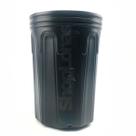 Vaso Pote Preto Mudas Plástico 2,6 Litros Nutriplan Kit 10