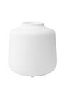 Vaso Potiche Branco Fosco Cerâmica 16 cm