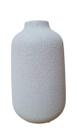 Vaso Potiche Branco Fosco Texturizado 23 cm