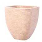 Vaso Quadrado Nice 47 Bege - Afort