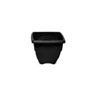 Vaso Quadrado Preto 1Lt - Inplast Vaso Quadrado Preto 1Lt - Inplast