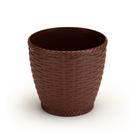 Vaso Rattan Cachepo Redondo M3 Kit Com 10 Mini Suculenta Violeta Vaso Rattan Cachepo Redondo M3 Kit Com 10 Mini Suculenta Violeta