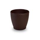 Vaso Rattan Médio Coffee 10 Litros Injeplastec
