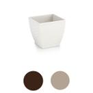 Vaso Rattan Quadrado M3 Cachepos Mini Suculenta Violeta