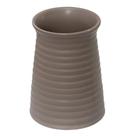 Vaso Redondo De Cerâmica Pequeno Cachepot 14,5x11 cm Cinza Vaso Redondo De Cerâmica Pequeno Cachepot 14,5x11 cm Cinza