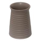 Vaso Redondo De Cerâmica Pequeno Cachepot 14,5x11 cm Cinza Vaso Redondo De Cerâmica Pequeno Cachepot 14,5x11 cm Cinza