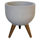 Vaso Redondo Decore 33 (11L) Cor Cimento JAPI Vaso Redondo Decore 33 (11L) Cor Cimento JAPI