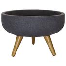 Vaso Redondo Decore com 45cm Gráfite - JVRDG45 - JAPI Vaso Redondo Decore com 45cm Gráfite - JVRDG45 - JAPI