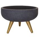 Vaso Redondo Decore Com 45cm Gráfite - Jvrdg45 - Japi Vaso Redondo Decore Com 45cm Gráfite - Jvrdg45 - Japi