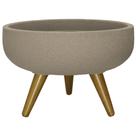 Vaso Redondo Decore com 45cm Mármore - JVRDR45 - JAPI Vaso Redondo Decore com 45cm Mármore - JVRDR45 - JAPI
