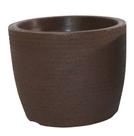 vaso redondo para plantas material plastico