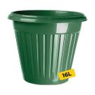 Vaso redondo verde n 36 16 litros