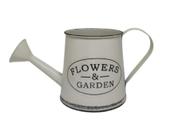 Vaso Regador Decoração Metal Flowers Garden Arranjo Bege Vaso Regador Decoração Metal Flowers Garden Arranjo Bege