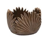 Vaso Resina Folhas Detalhe Folhas 15x15x10cm. Vaso Resina Folhas Detalhe Folhas 15x15x10cm.